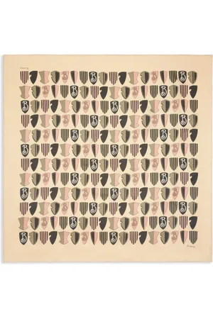 Burberry Shield zijden sjaal
