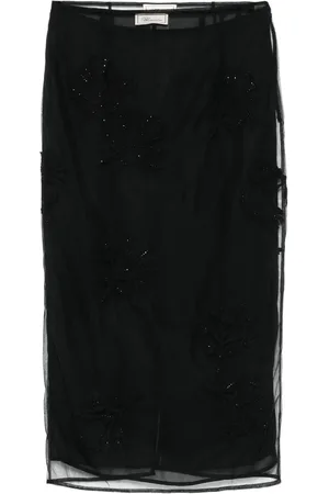 BLUMARINE Rok met bloemendetail