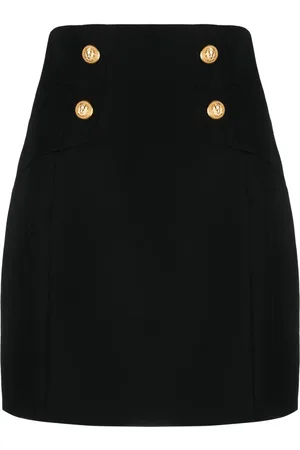 Balmain Kokerrok met knoopdetail