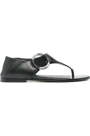 Saint Laurent Ring leren sandalen