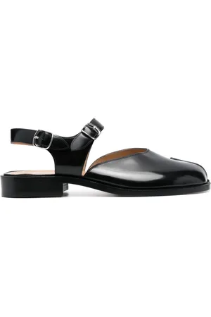 Maison Margiela Tabi leren sandalen