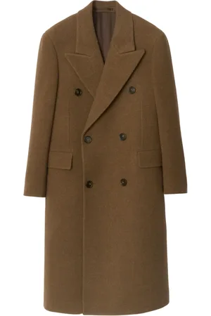 Burberry Wollen jas met dubbele rij knopen