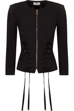 Elisabetta Franchi Crêpe jack met veters