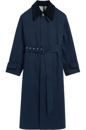 Ami Katoenen trenchcoat met ceintuur