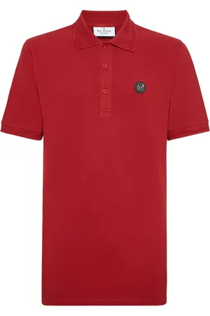 Philipp Plein Katoenen poloshirt met doodskopprint