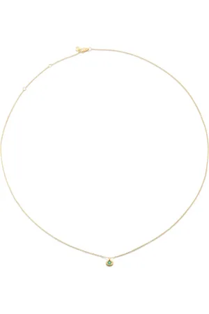 Monica Vinader 14kt geelgouden halsketting