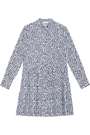 Ganni Blousejurk met bloemenprint