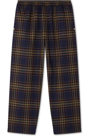 VERSACE Broek met tartan ruit