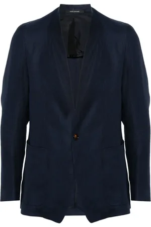 TAGLIATORE Linnen blazer met enkele rij knopen