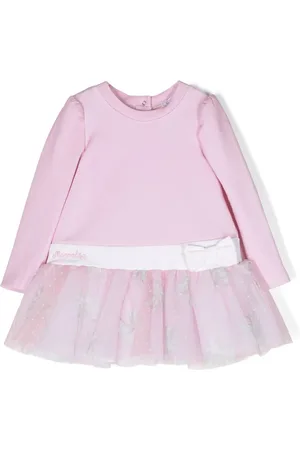 MONNALISA Jurk met geborduurd logo