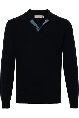 CANALI Poloshirt van merinowol