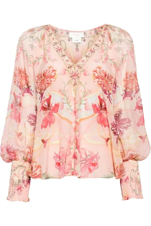Camilla Blouse met bloemenprint
