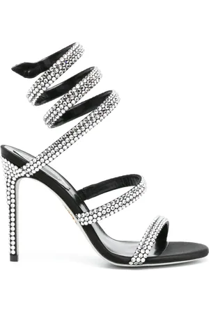 RENE CAOVILLA Cleo 105 mm sandalen verfraaid met stras
