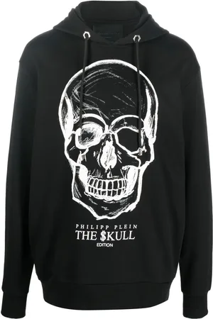 Philipp Plein Hoodie met doodskopprint