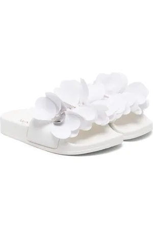 MONNALISA Slippers met logoplakkaat en open neus