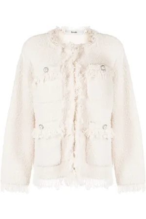 B+AB Vest met franje afwerking