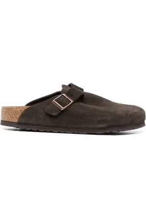 Birkenstock Boston suède sandalen