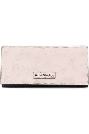 Acne Studios Leren portemonnee met logopatch