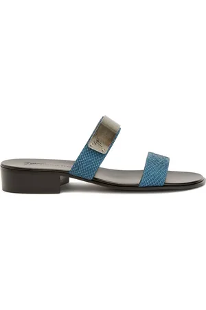 Giuseppe Zanotti Sandalen met slangenleer