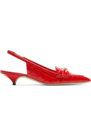 Nº21 Slingback pumps 30mm met strik