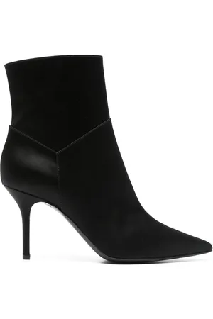 Alberta Ferretti 85 mm satijnen laarzen