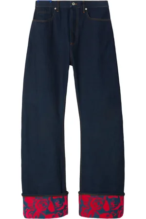 Burberry Japanese jeans met wijde pijpen