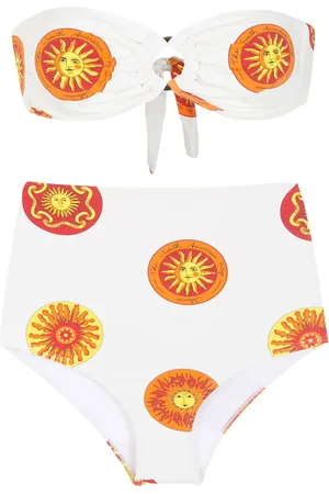 AMIR SLAMA Bikini met print