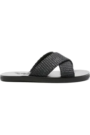 Ancient Greek Sandals Bios rieten slippers