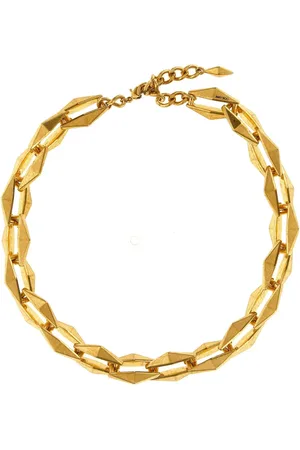 Jimmy Choo Schakelhalsketting met diamant