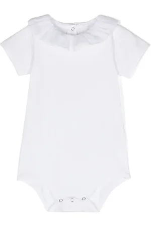 DOUUOD KIDS Katoenen romper met ruches