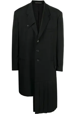 YOHJI YAMAMOTO Mantel met enkele rij knopen