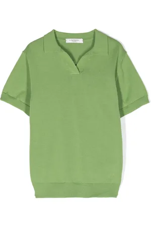 Paolo Pecora Gebreid katoenen poloshirt