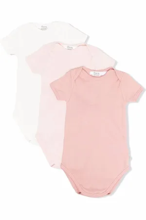 BONPOINT Romper met drukknoopsluiting en korte mouwen