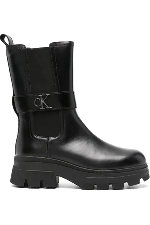 Calvin Klein Leren Chelsea laarzen