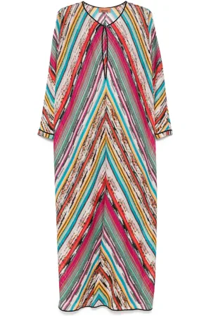 Missoni Strandjurk met chevron streep