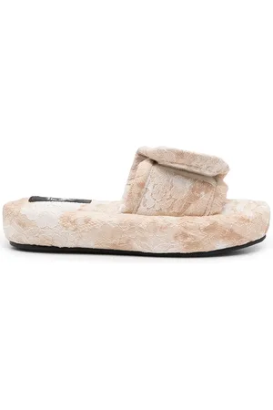 Natasha Zinko Slippers met kant