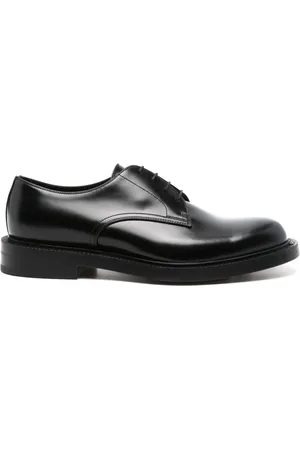 Gucci Leren derby schoenen met logoprint