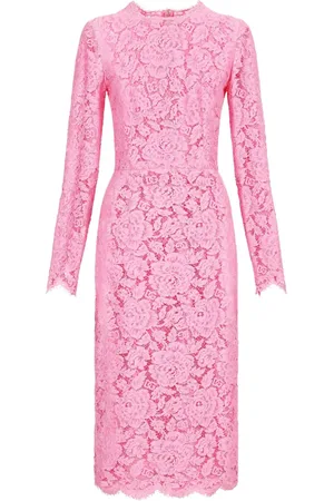Dolce & Gabbana Jurk met kanten manchetten