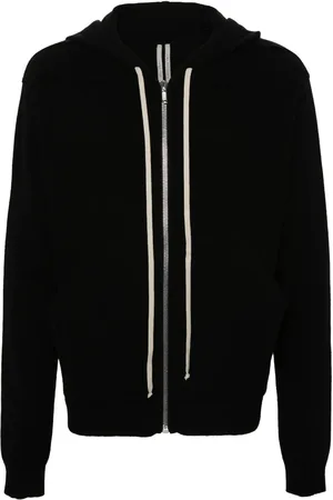 Rick Owens Fijngebreide hoodie
