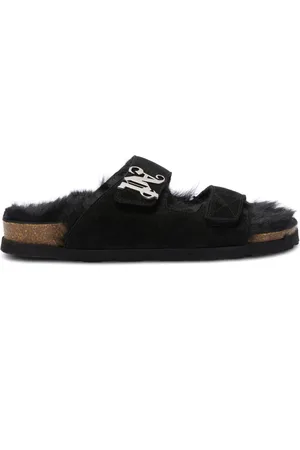 Palm Angels Sandalen van imitatiebont