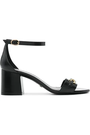 Stuart Weitzman 70 mm SW Signature leren sandalen