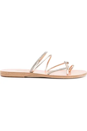 Ancient Greek Sandals Leren teenslippers
