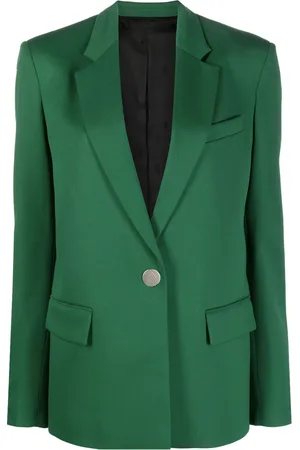 The Attico Blazer met enkele rij knopen
