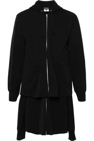 Comme des Garçons Jack met dubbele mouw en capuchon