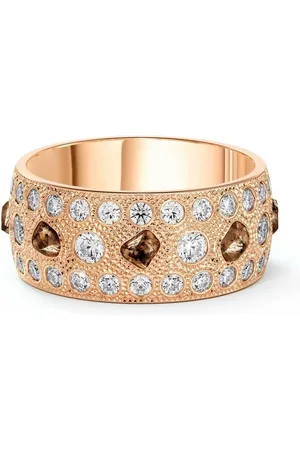 De Beers 18kt roségouden grote Talisman ring met diamant