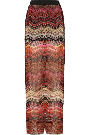 Missoni Palazzo broek met zigzag patroon