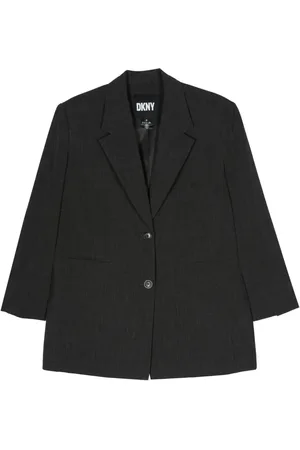 DKNY Gemêleerde twill blazer