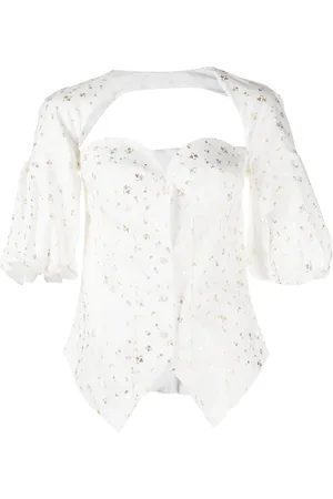 Rosie Assoulin Blouse met sweetheart hals