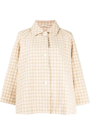 CASEY CASEY Shirtjack met gingham ruit