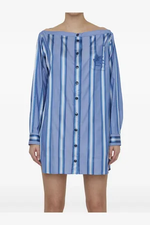 Etro Gestreepte blousejurk